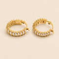 Crystal Hoop Earrings