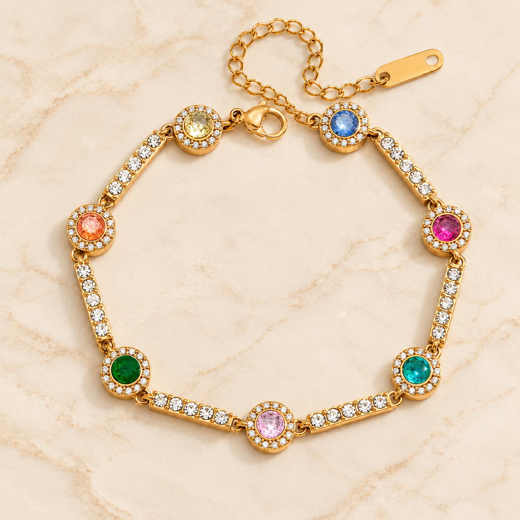 Color Stone Bracelet