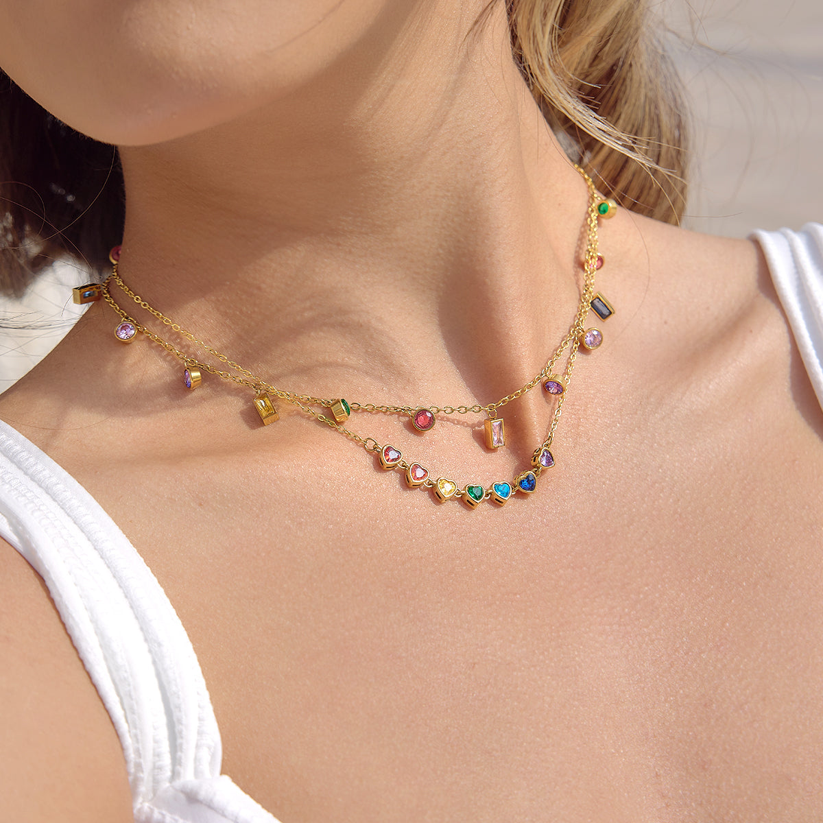Colorful Stone Necklace