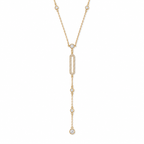 Crystal Y Necklace