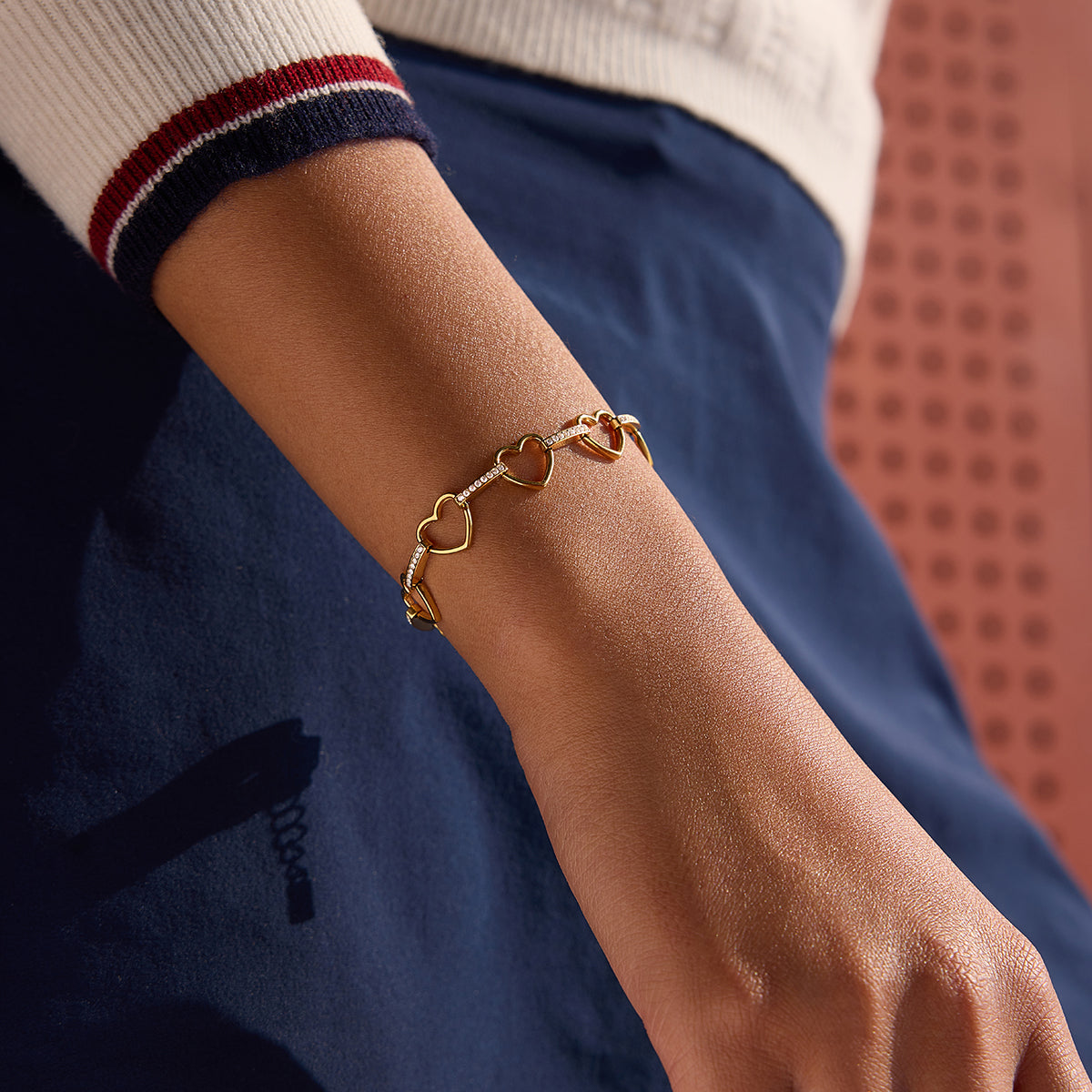 Heart Link Bracelet