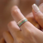 Color Zircon Ring