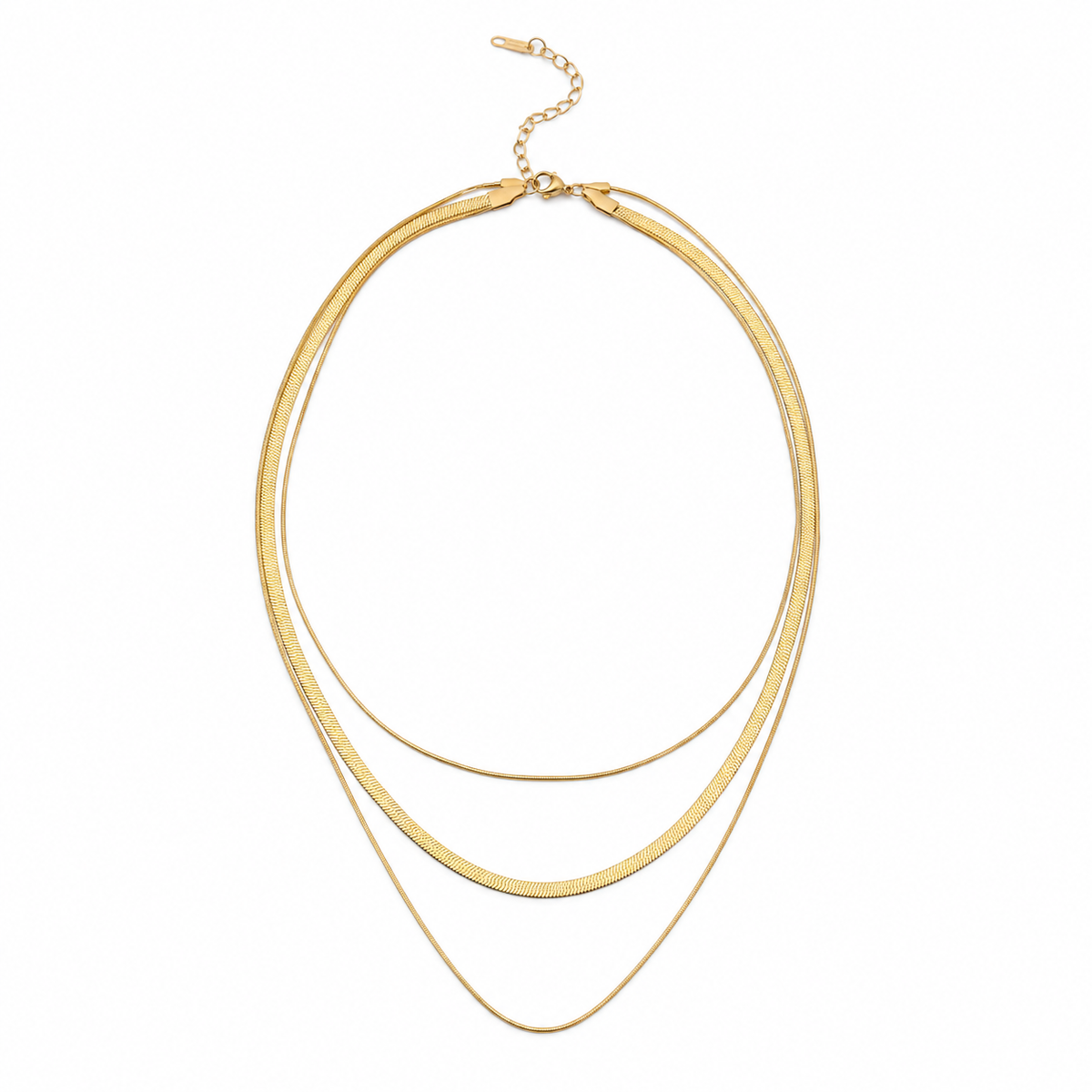 Layered Gold Necklace