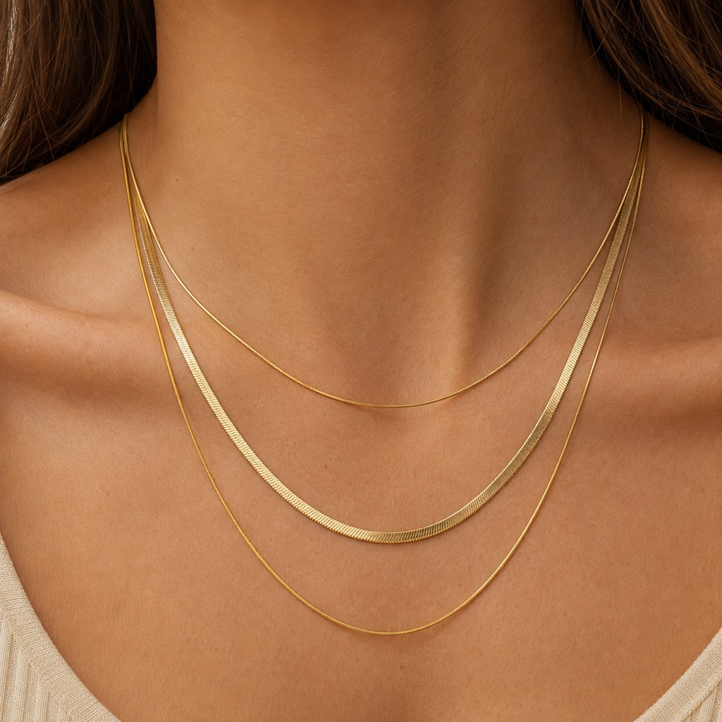 Layered Gold Necklace