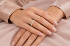Oval Crystal Ring