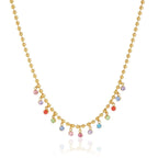 Rainbow Charm Necklace
