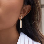 Rhinestone Drop Earrings