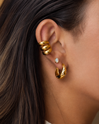 Star Hoop Earrings