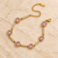 Pink Heart Bracelet
