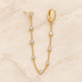 Crystal Chain Earrings