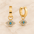 Evil Eye Drop Earrings