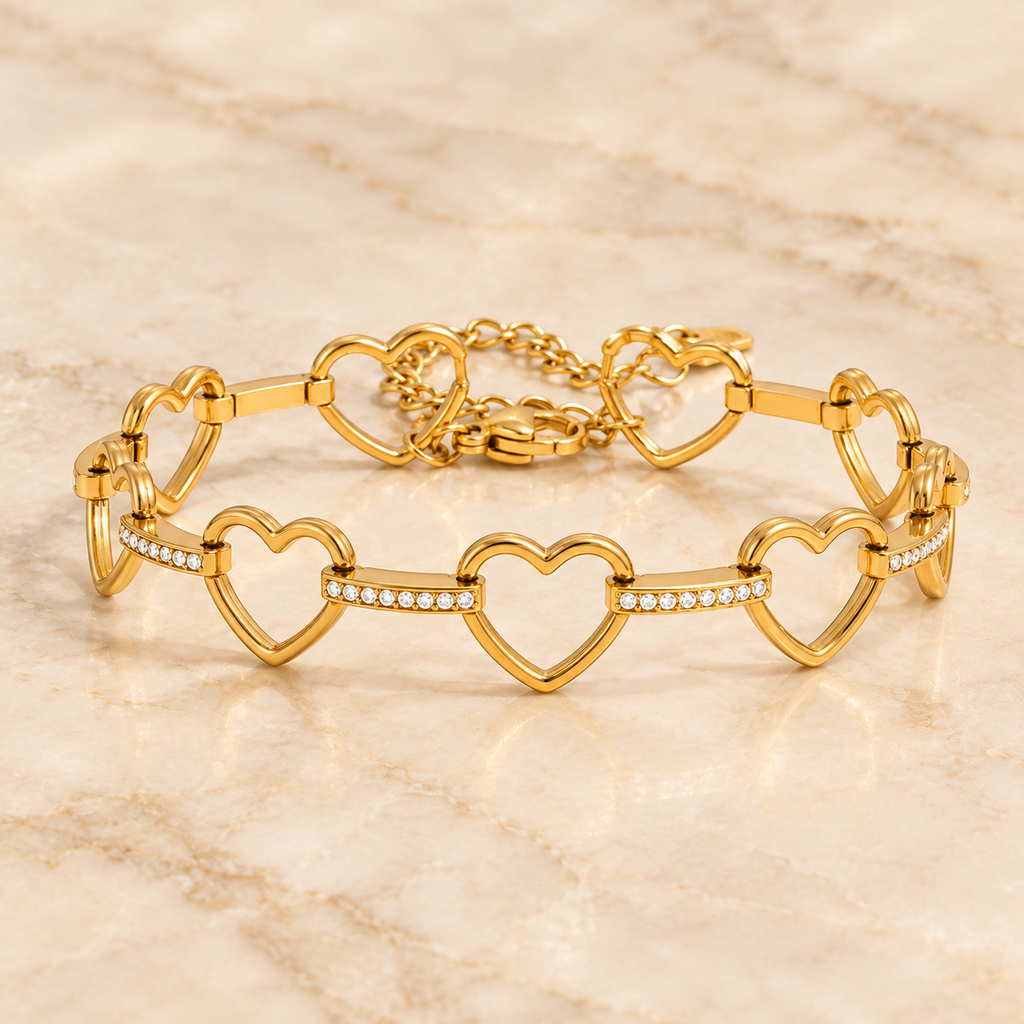 Heart Link Bracelet