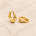 Star Hoop Earrings