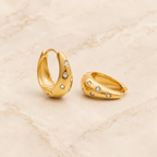 Star Hoop Earrings