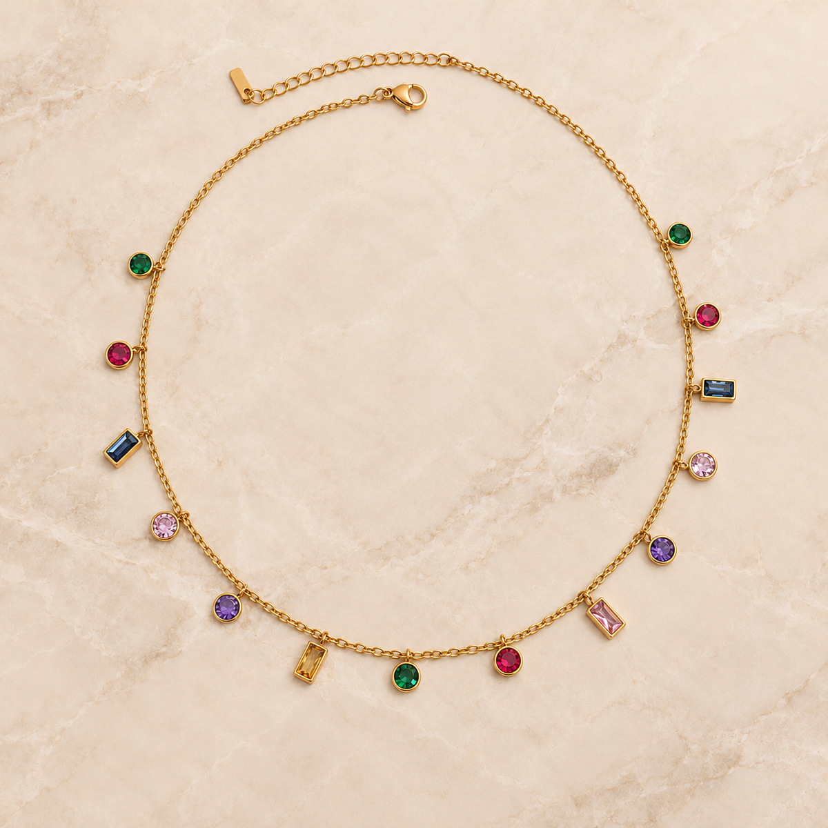 Colorful Stone Necklace