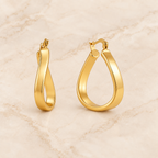 U-Shaped Hoop Earrings