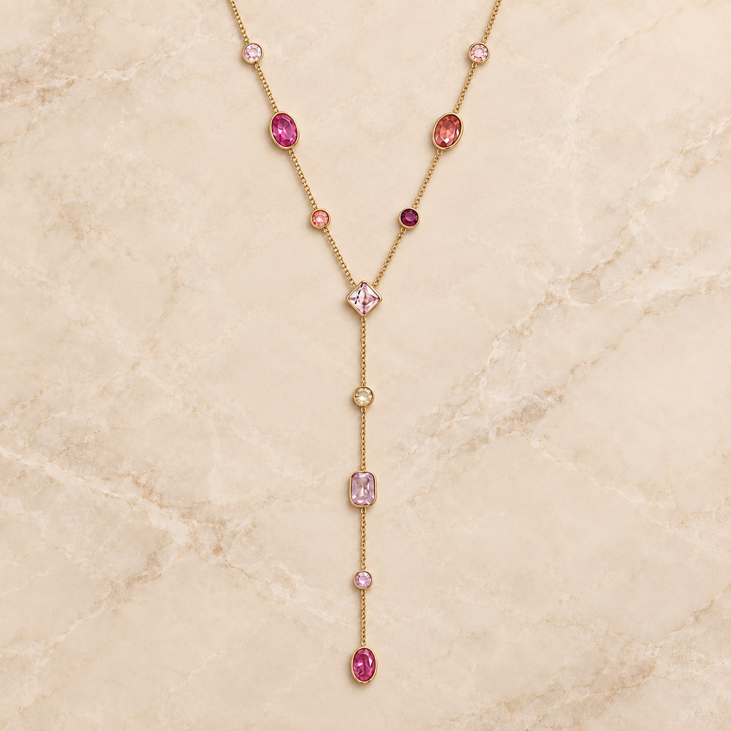 Colorful Y Necklace