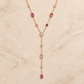 Colorful Y Necklace