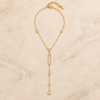 Crystal Y Necklace